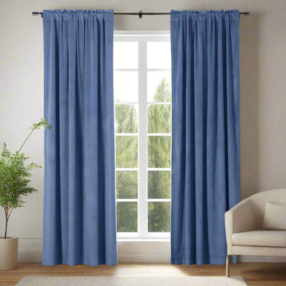 Velmor Velvet Drapes Soft Top