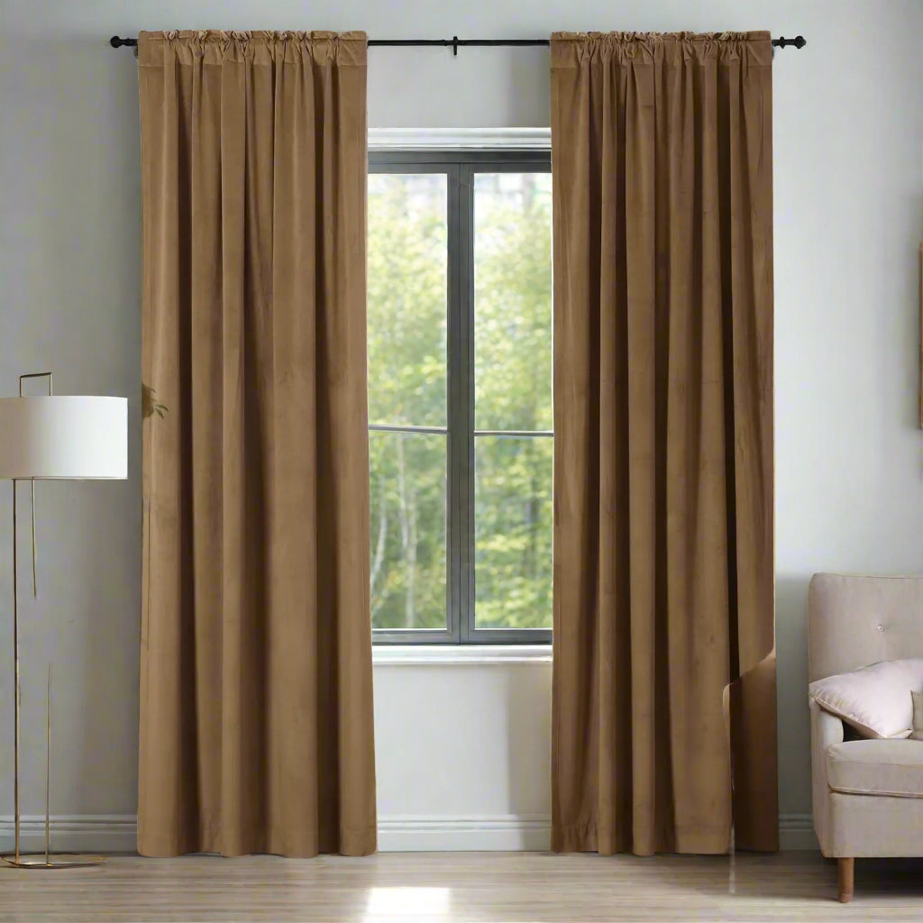 Velmor Velvet Drapes Soft Top