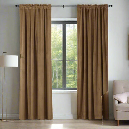 Velmor Velvet Drapes Soft Top