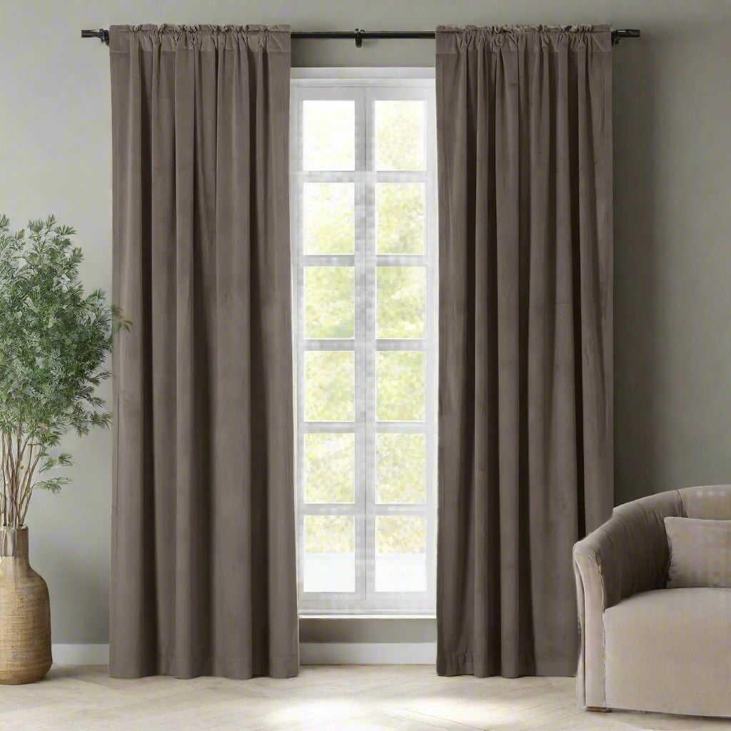 Velmor Velvet Drapes Soft Top