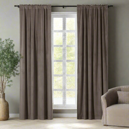 Velmor Velvet Drapes Soft Top
