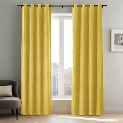 Velmor Velvet Drapes Grommet - LuxDrape
