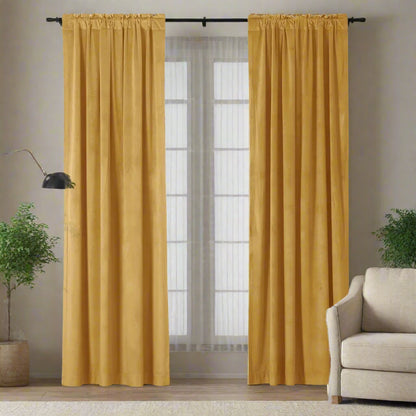 Velmor Velvet Drapes Soft Top