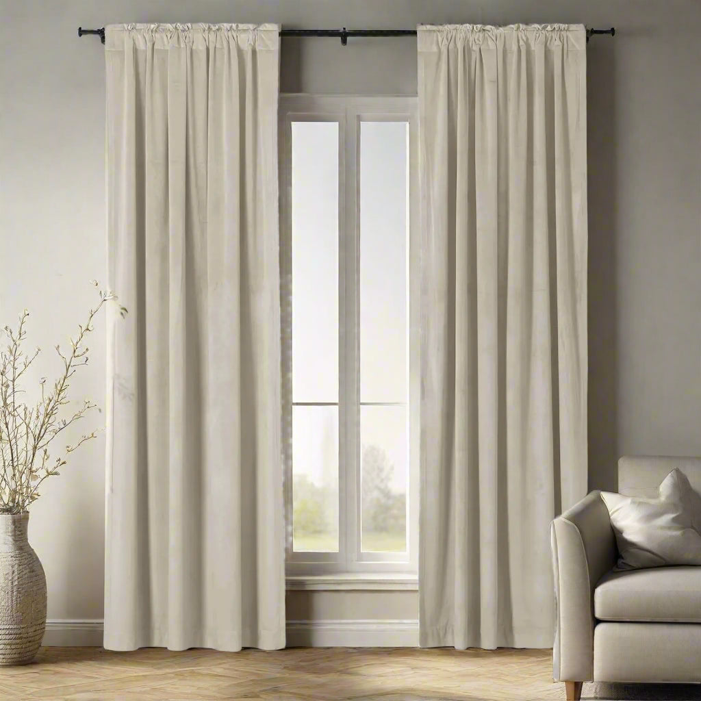 Velmor Velvet Drapes Soft Top