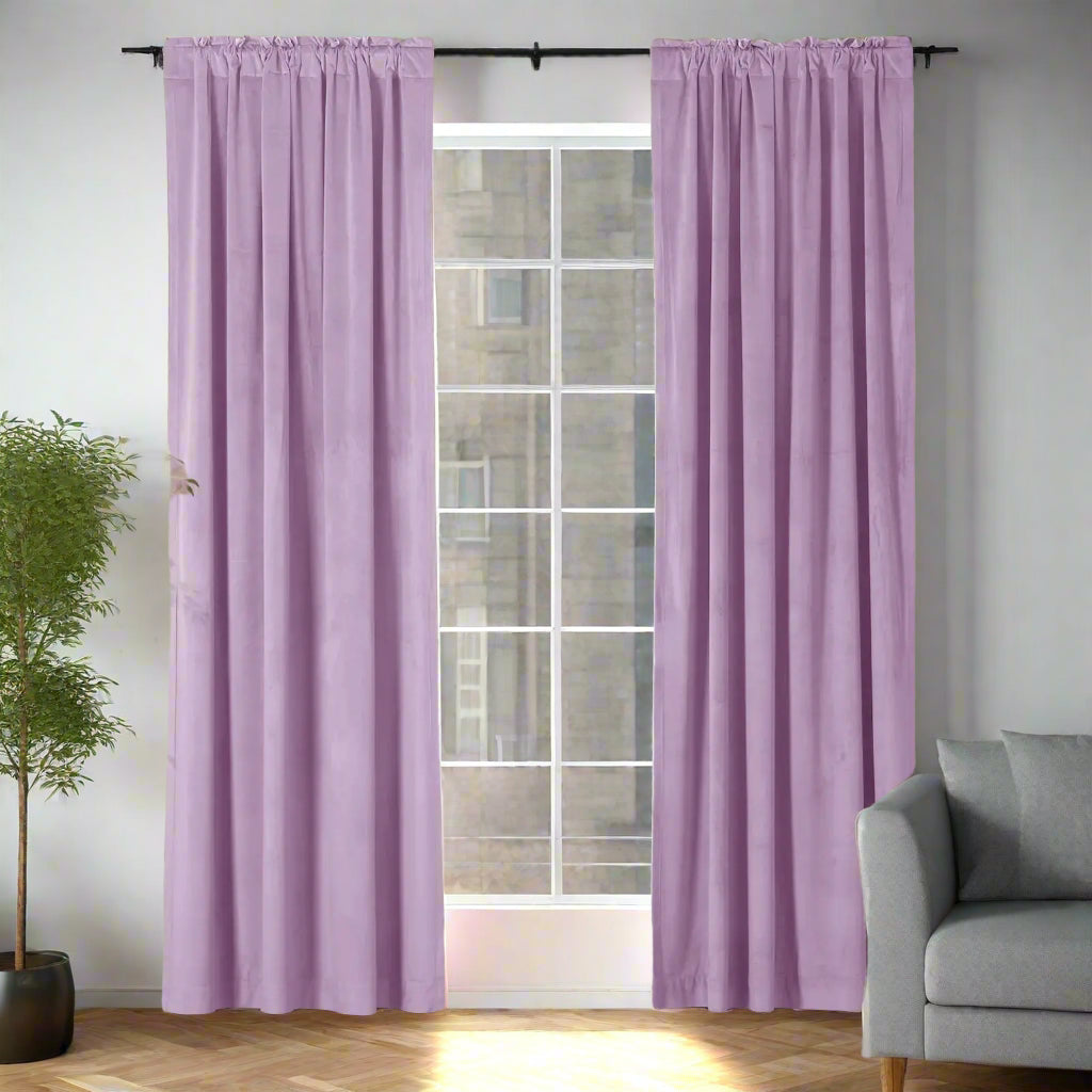 Velmor Velvet Drapes Soft Top
