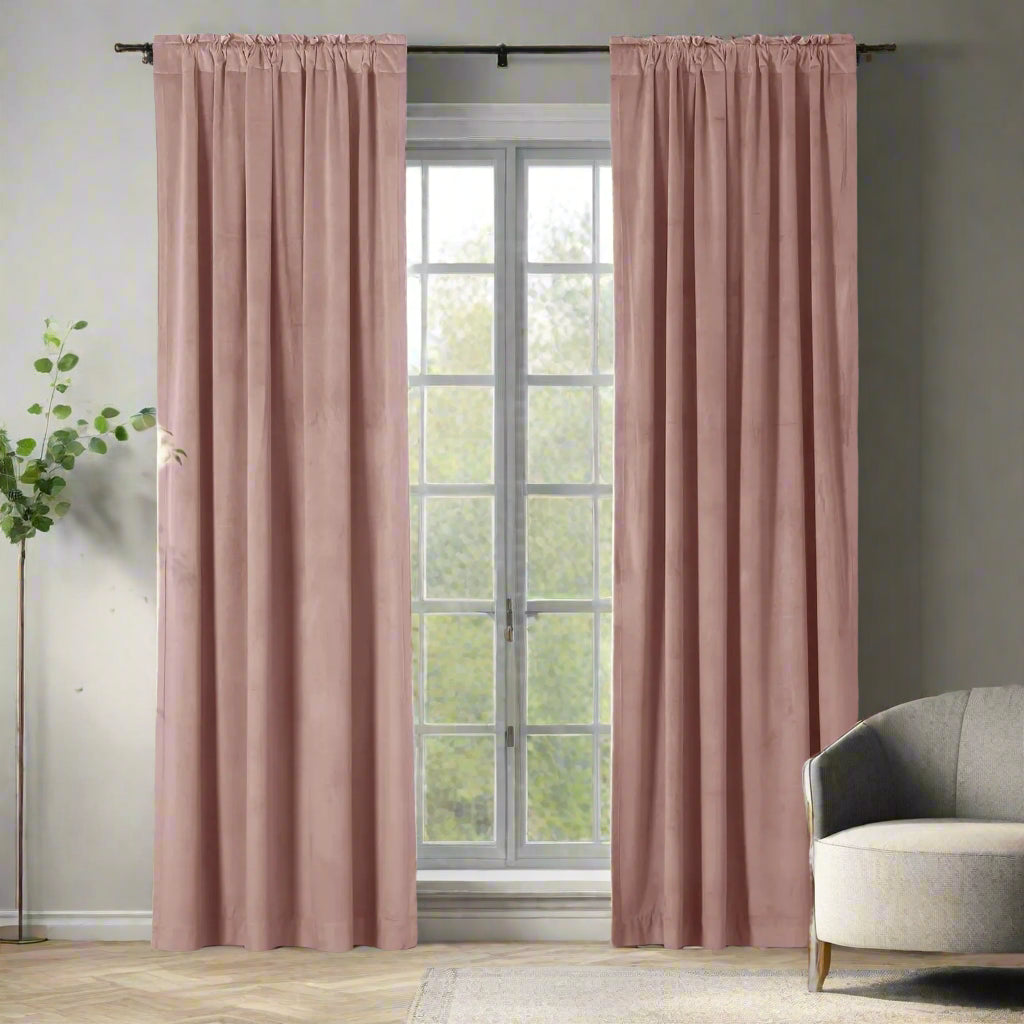 Velmor Velvet Drapes Soft Top