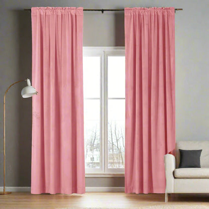 Velmor Velvet Drapes Soft Top