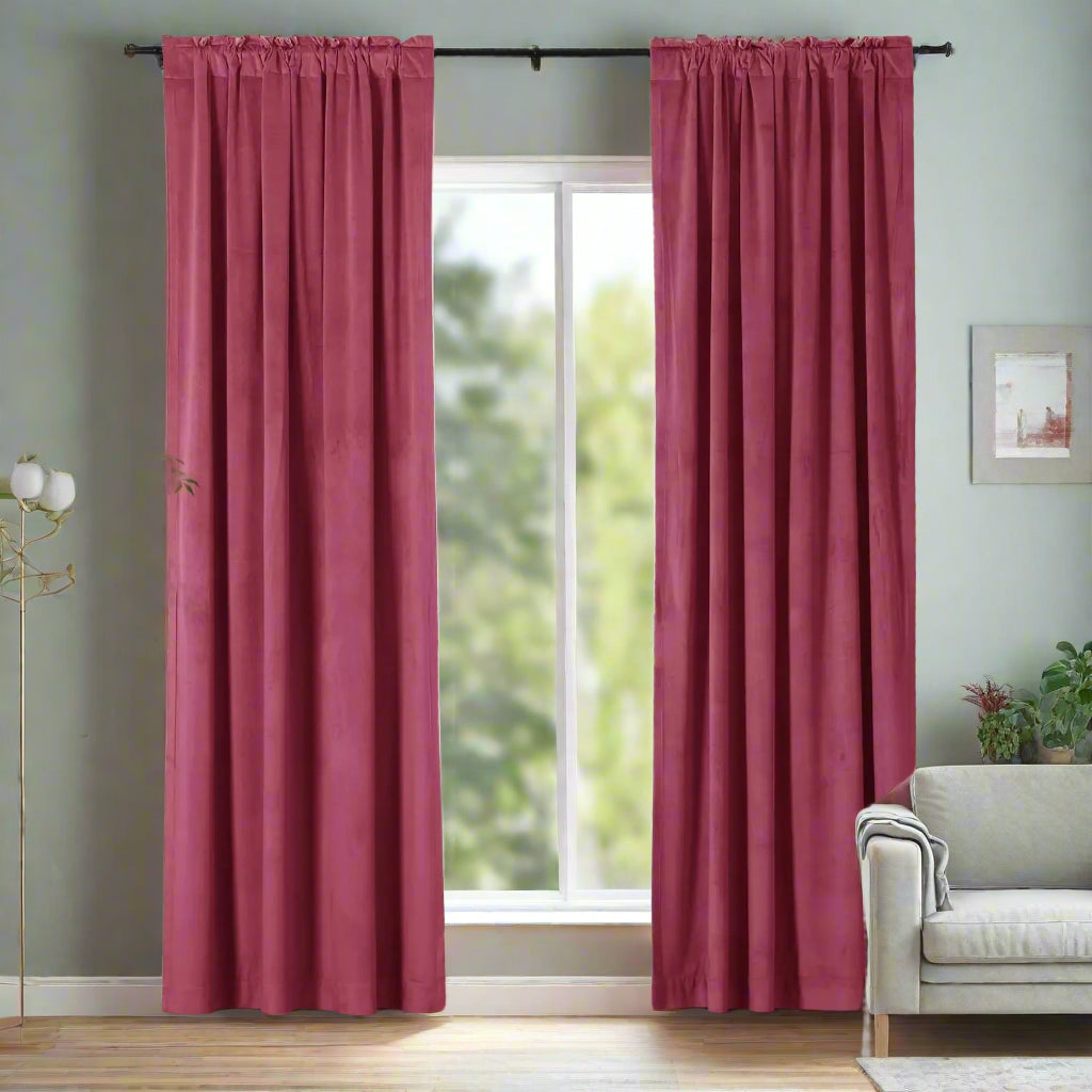 Velmor Velvet Drapes Soft Top