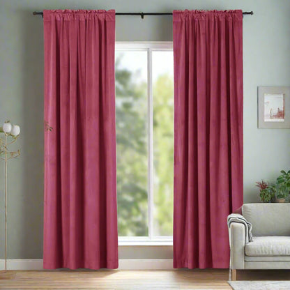 Velmor Velvet Drapes Soft Top