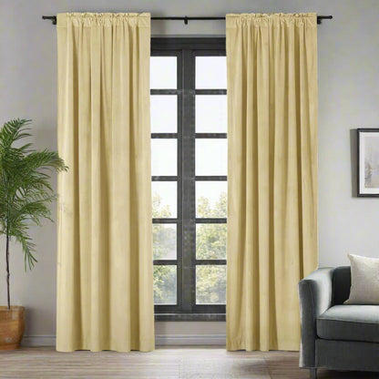 Velmor Velvet Drapes Soft Top