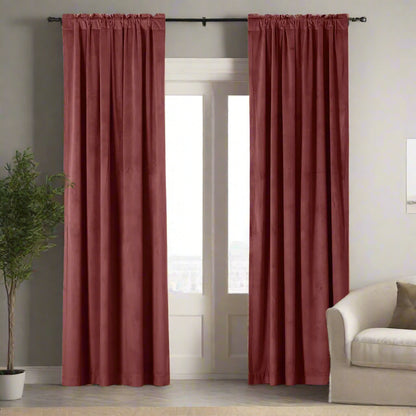 Velmor Velvet Drapes Soft Top