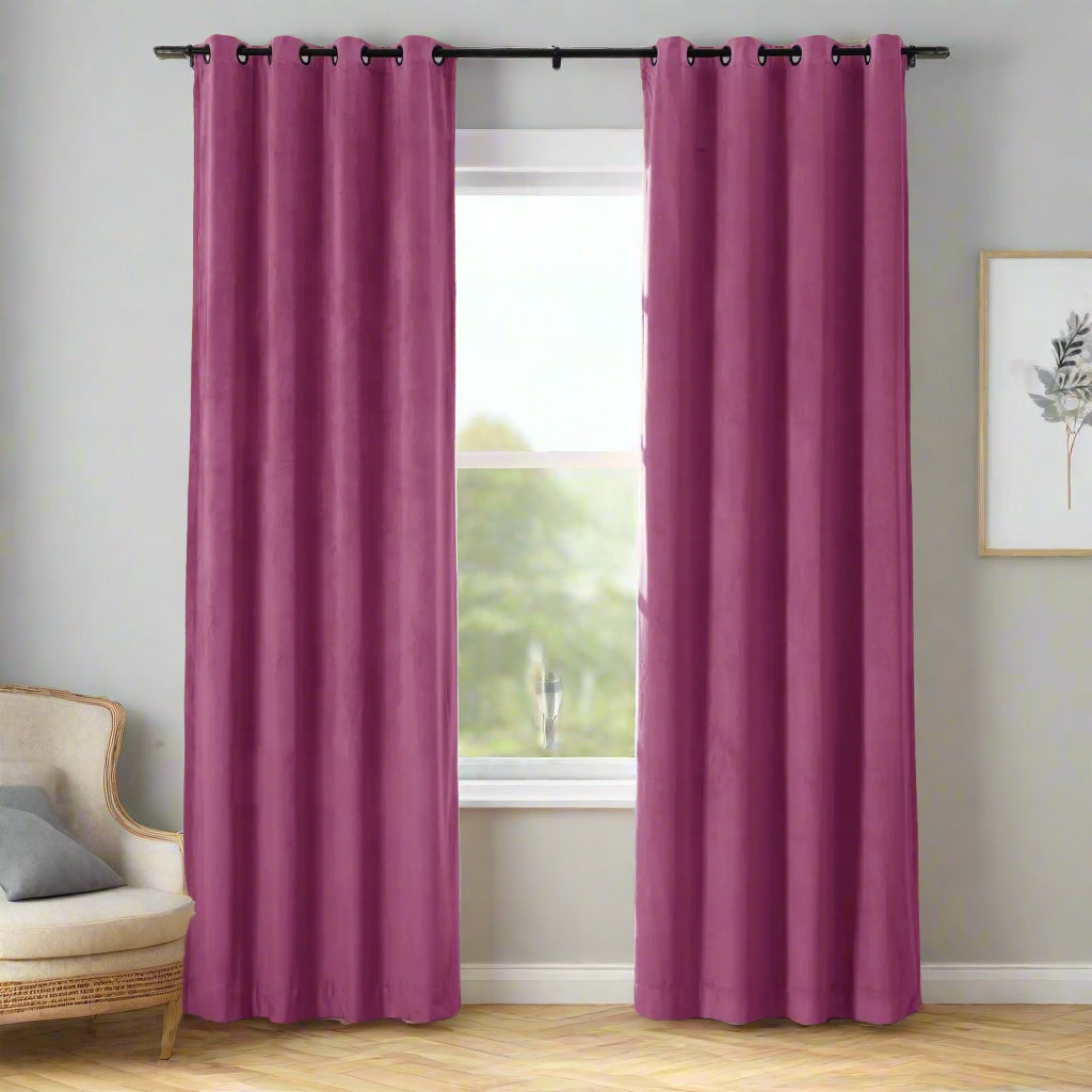Velmor Velvet Drapes Grommet - LuxDrape