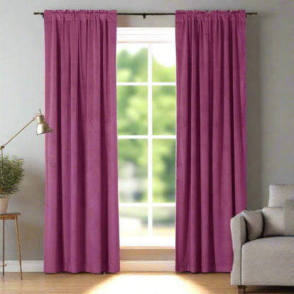 Velmor Velvet Drapes Soft Top