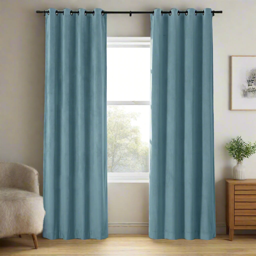 Velmor Velvet Drapes Grommet - LuxDrape