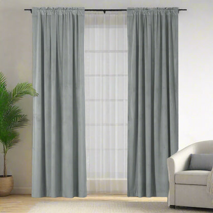 Velmor Velvet Drapes Soft Top