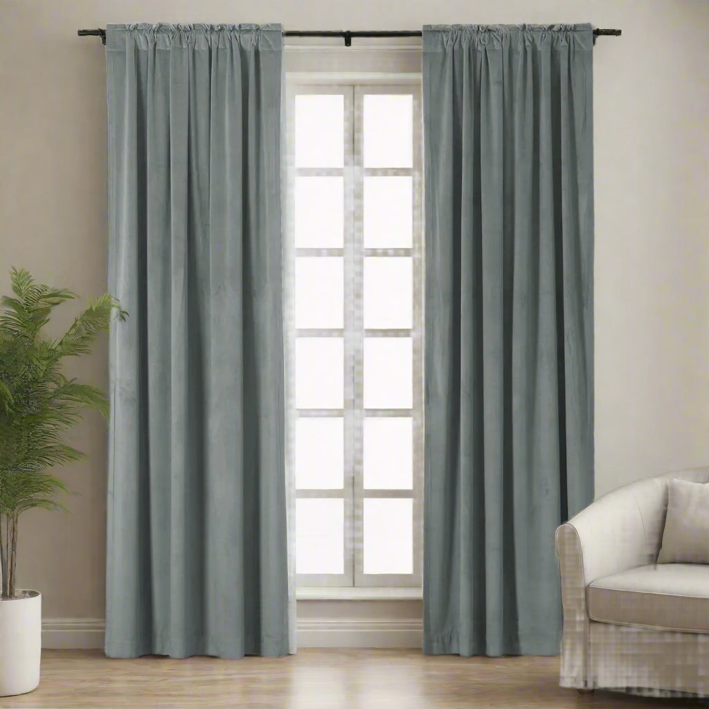 Velmor Velvet Drapes Soft Top