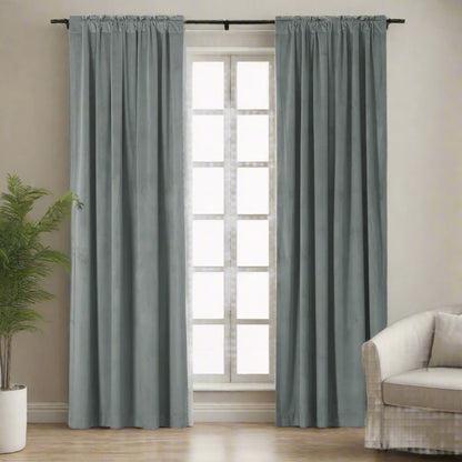Velmor Velvet Drapes Soft Top