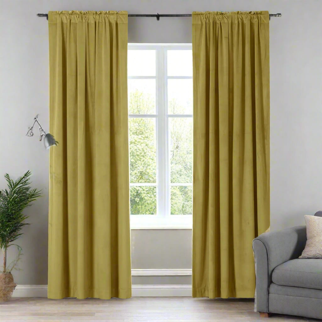 Velmor Velvet Drapes Soft Top