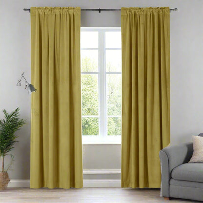 Velmor Velvet Drapes Soft Top