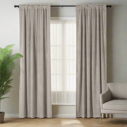 Velmor Velvet Drapes Soft Top