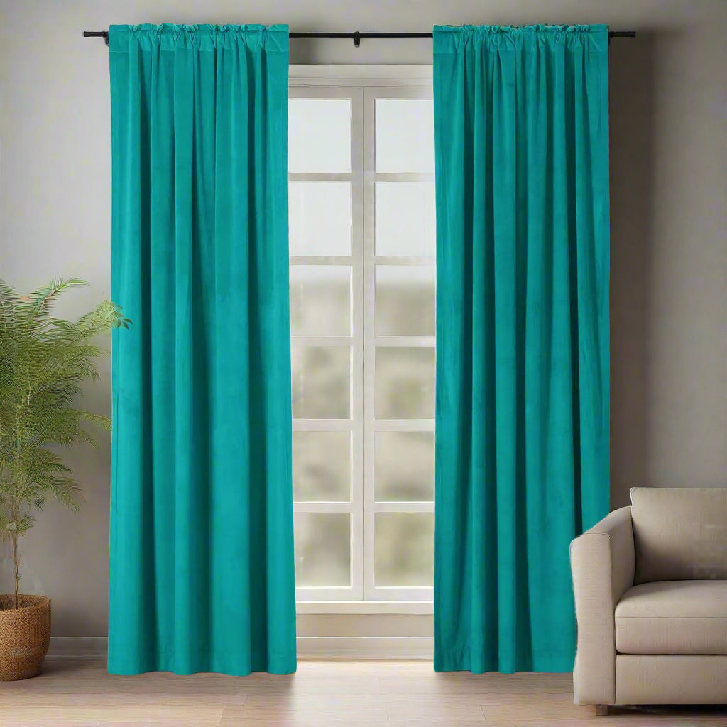 Velmor Velvet Drapes Soft Top