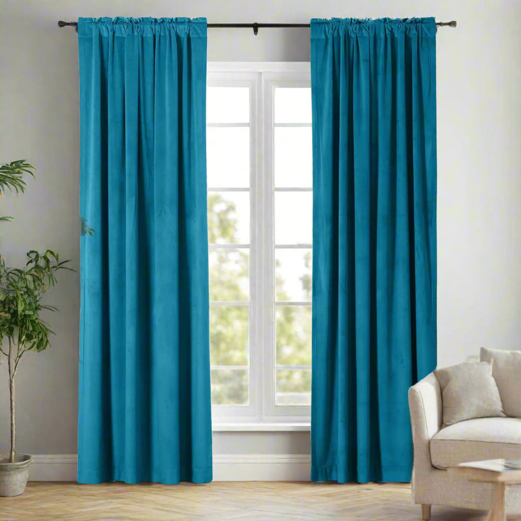 Velmor Velvet Drapes Soft Top