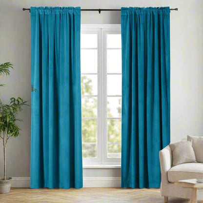 Velmor Velvet Drapes Soft Top
