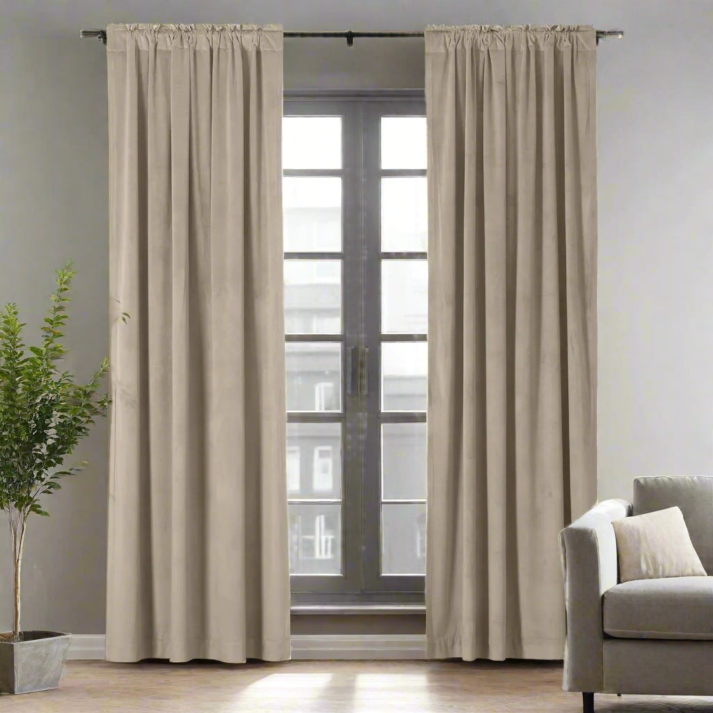 Velmor Velvet Drapes Soft Top
