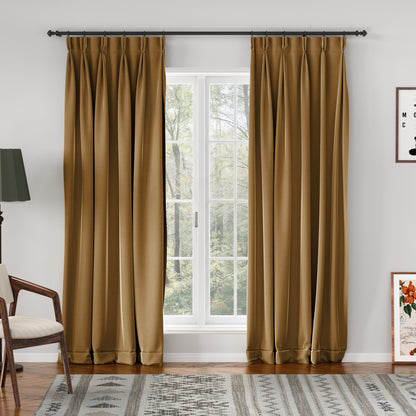 Velmor Velvet Drape Pleated