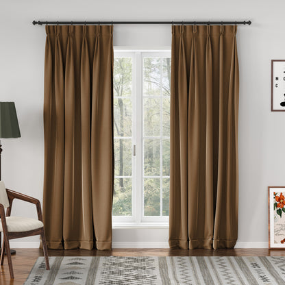 Velmor Velvet Drape Pleated