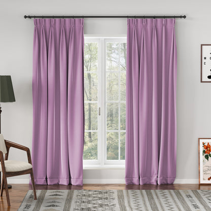 Velmor Velvet Drape Pleated