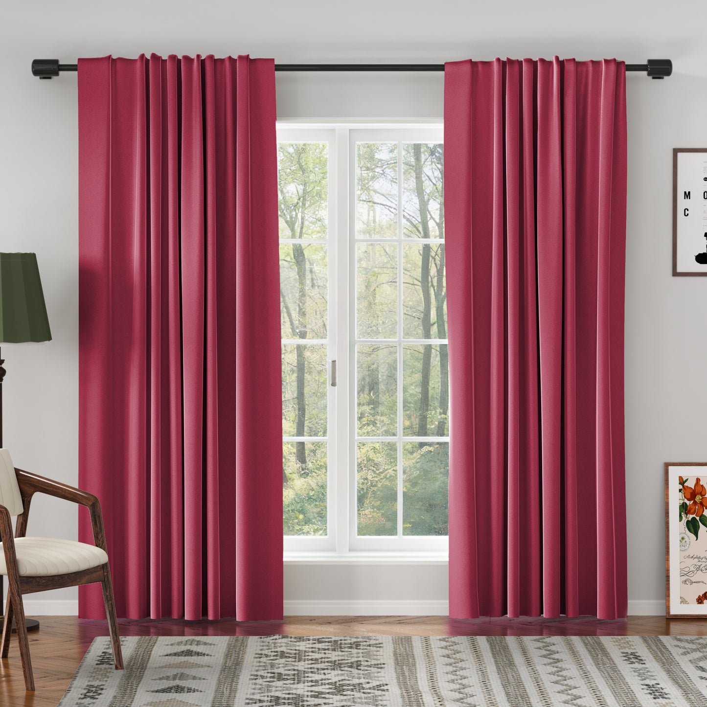 Velmor Velvet Drapes Soft Top