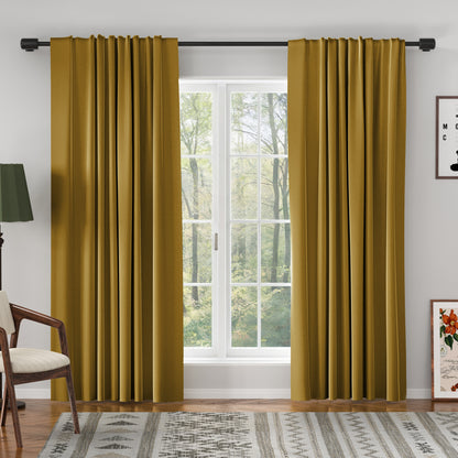 Velmor Velvet Drapes Soft Top