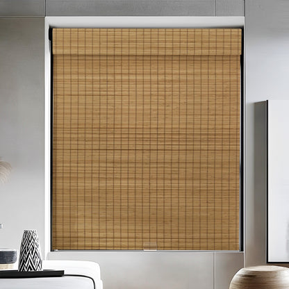 Woven Bamboo Shade, Medium brown