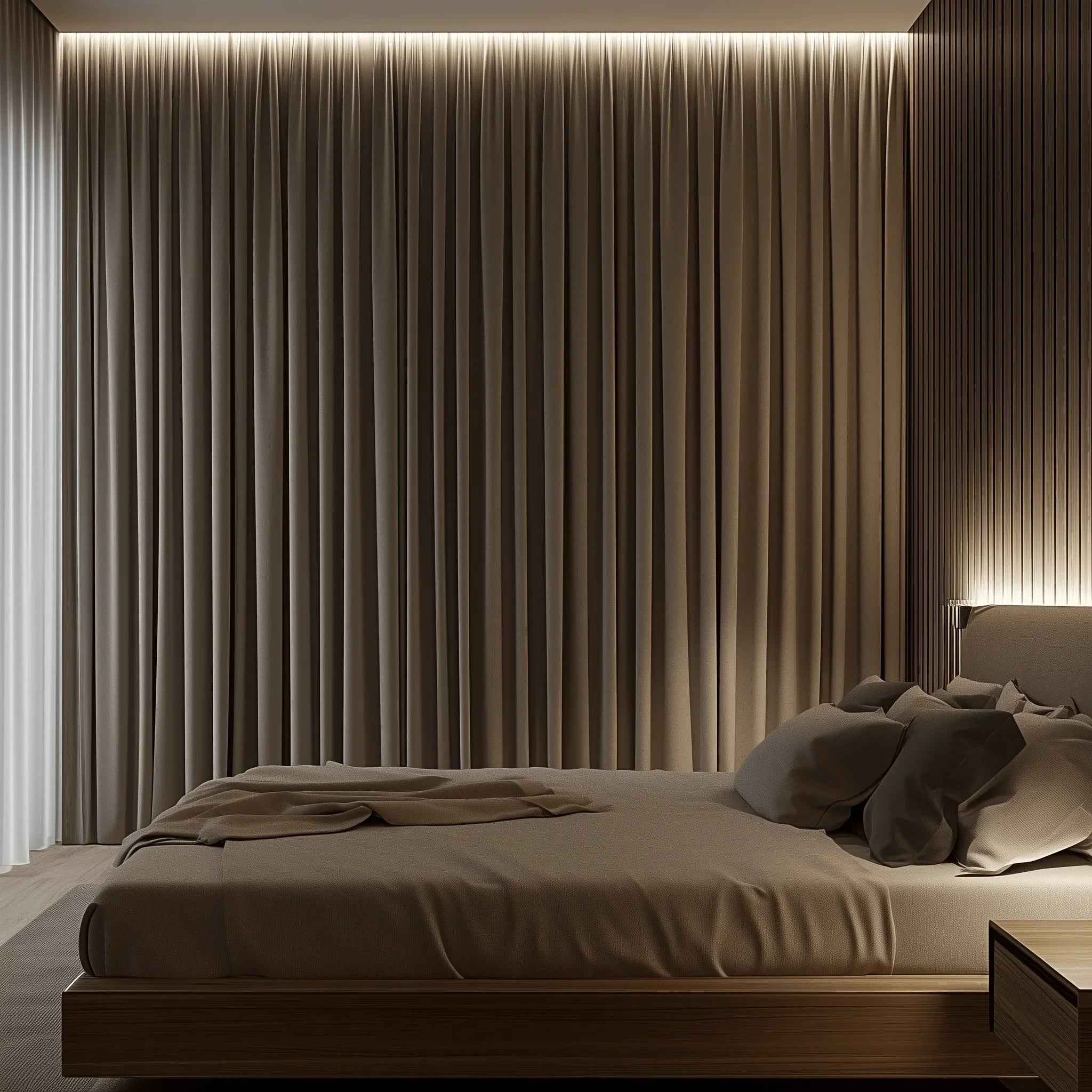 Velmor Pleated Velvet Curtains with Blackout Lining - LuxDrape