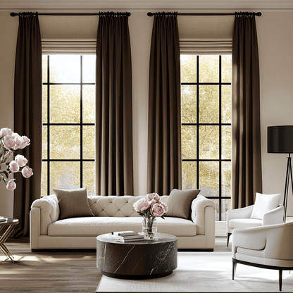 Pleated Velvet Curtains