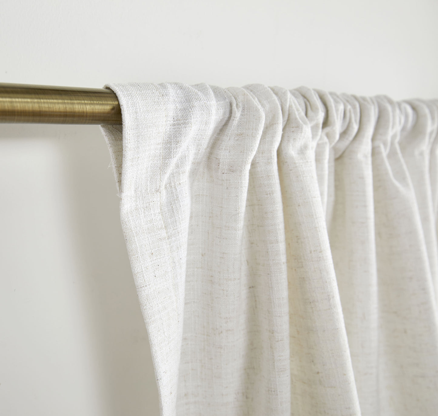 Florence Linen Blend Drapes Soft Top