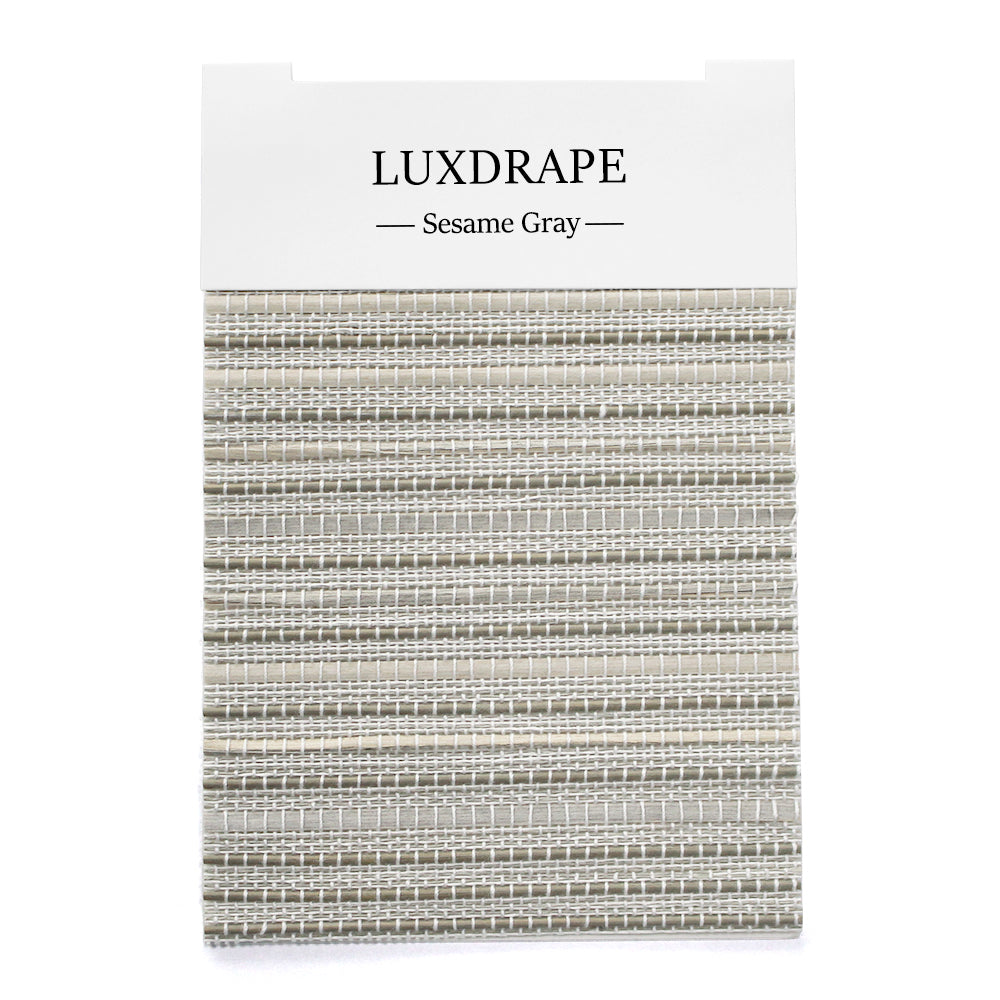 Natural Ramie & Jute Woven Shade Swatches Kits (12 PCS+ Fabric Binding With Liner)