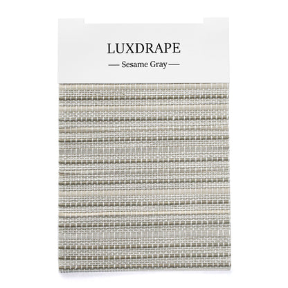 Natural Ramie & Jute Woven Shade Swatches Kits (12 PCS+ Fabric Binding With Liner)