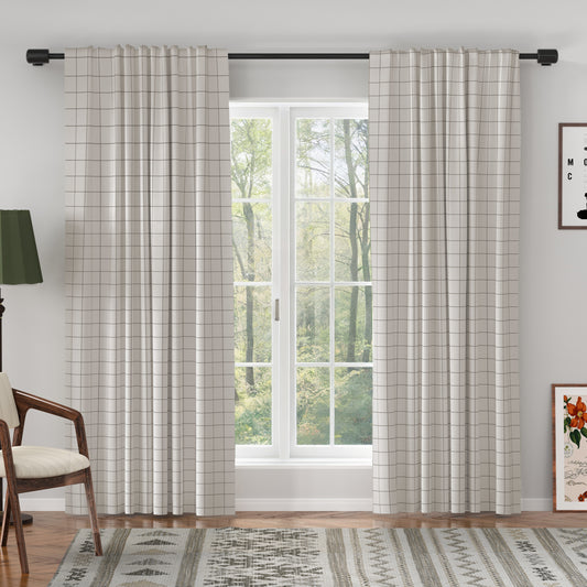 Sienna Striped Pattern Linen Blend Drape  Soft Top