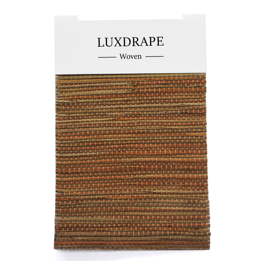 Natural Ramie & Jute Woven Shade Swatches Kits (12 PCS+ Fabric Binding With Liner)
