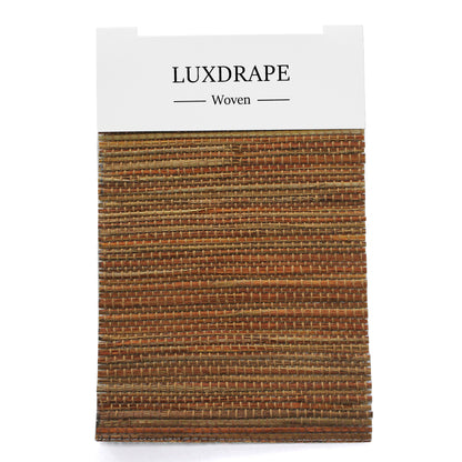 Natural Ramie & Jute Woven Shade Swatches Kits (12 PCS+ Fabric Binding With Liner)