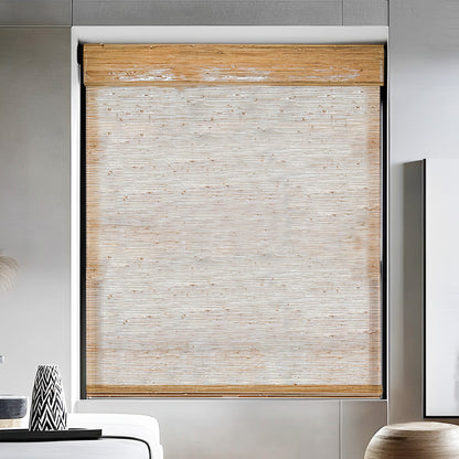 Kenaf Woven Bamboo Shade, Bark