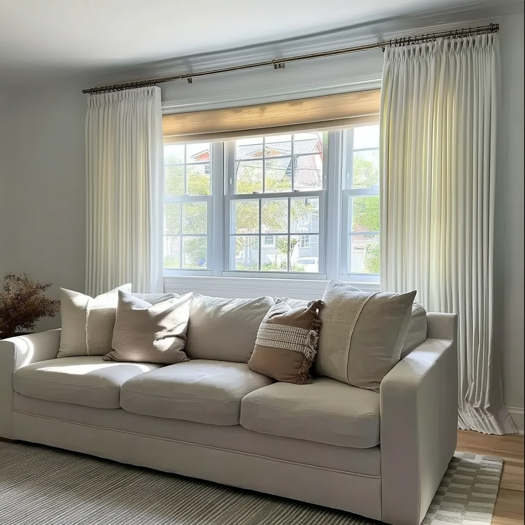 Breeza Cotton Drapes Pleated