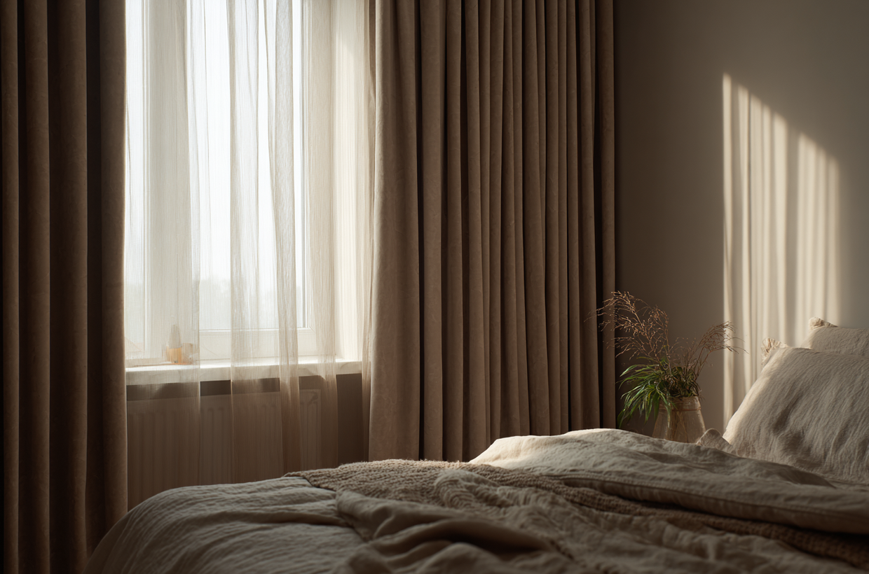 Luxury Velvet Pleated Drapes for Total Light Control