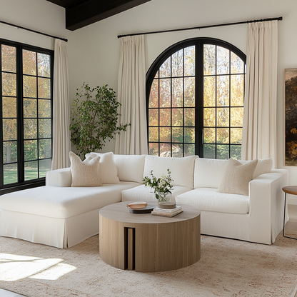Breeza Cotton Drapes Pleated