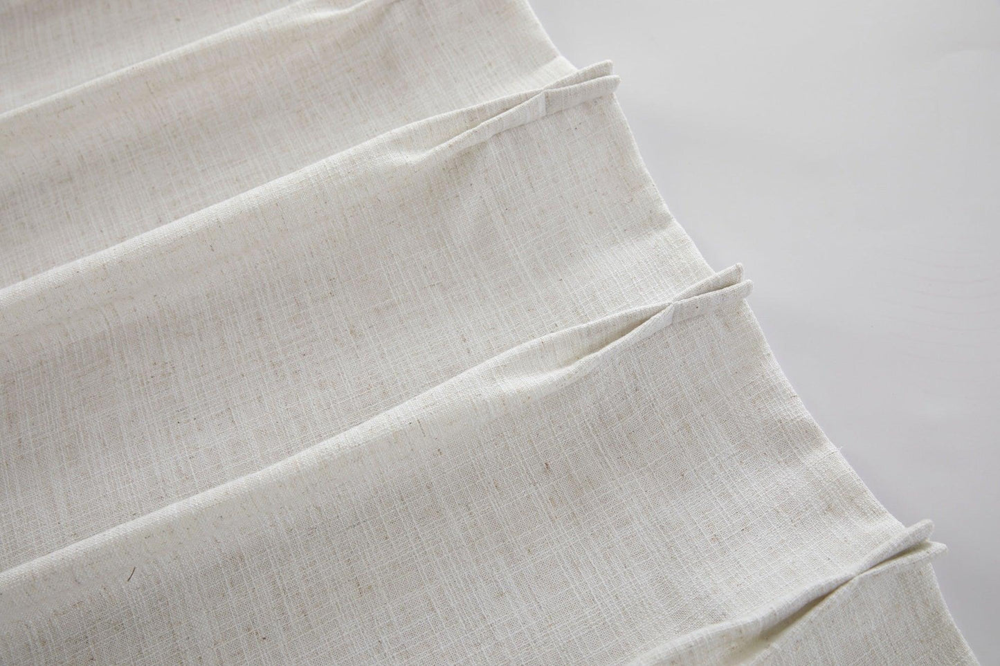 Florence Linen Blend Drapes Pleated