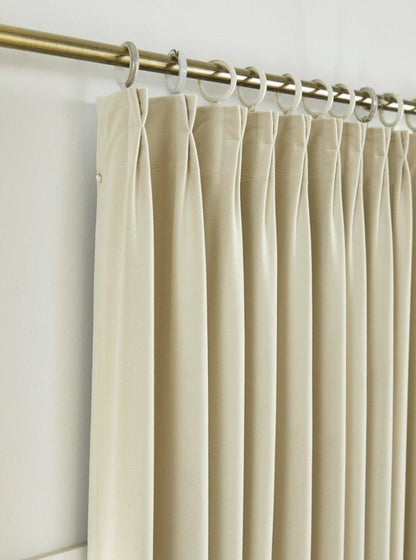 Velmor Velvet Drapes Pleated