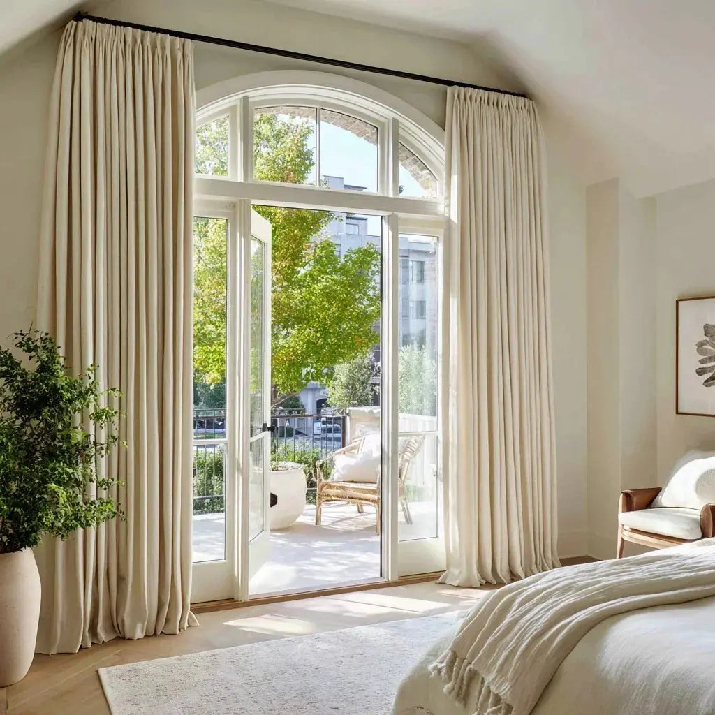 Florence Blackout Lining Curtains Pinch Pleated Drapes - LuxDrape