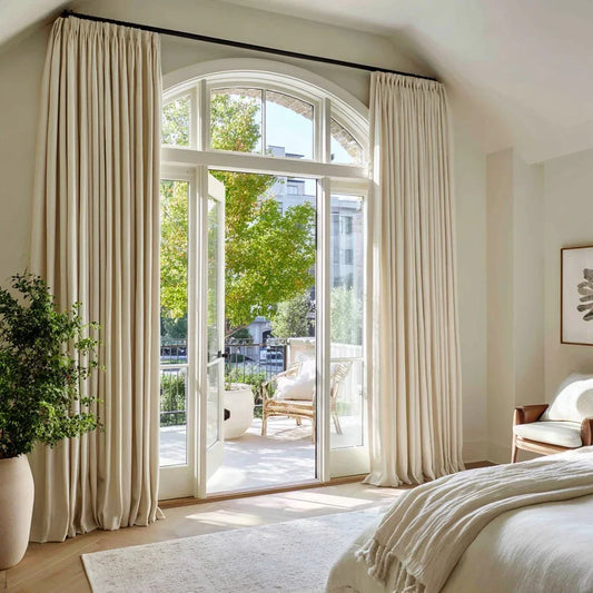 Florence Blackout Lining Curtains Pinch Pleated Drapes - LuxDrape